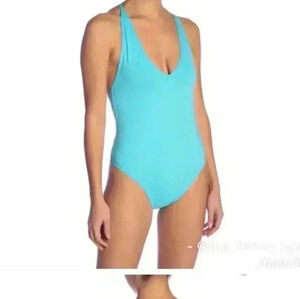 VYB Aqua one piece open "Y"back